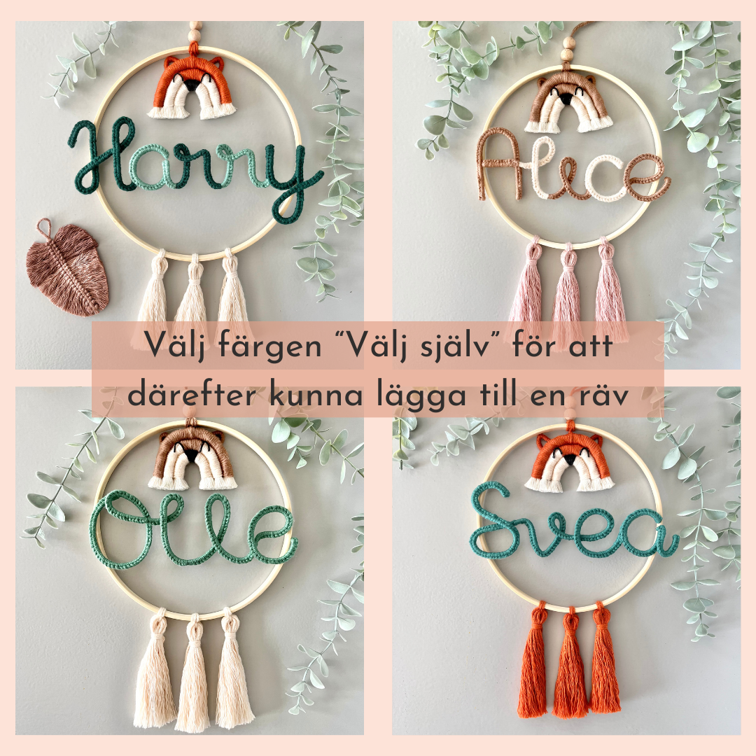 Drömfångare med namn - 5 bokstäver