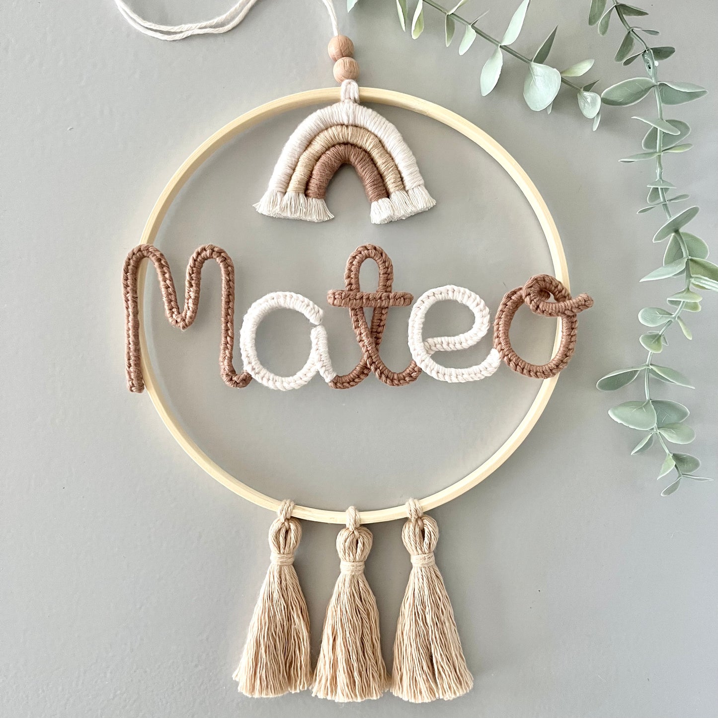 Dreamcatcher with name - 8 letters