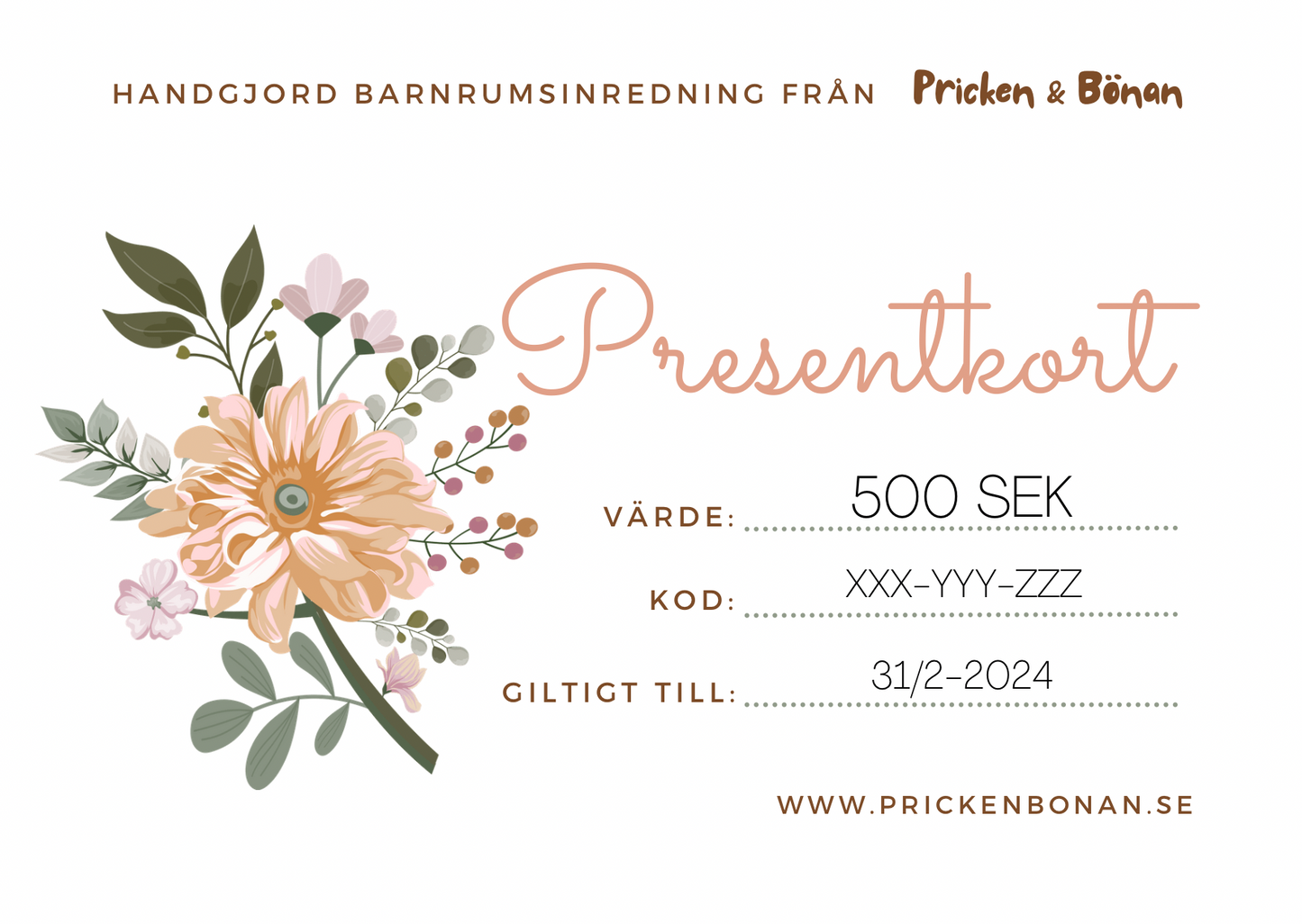 Digitalt presentkort