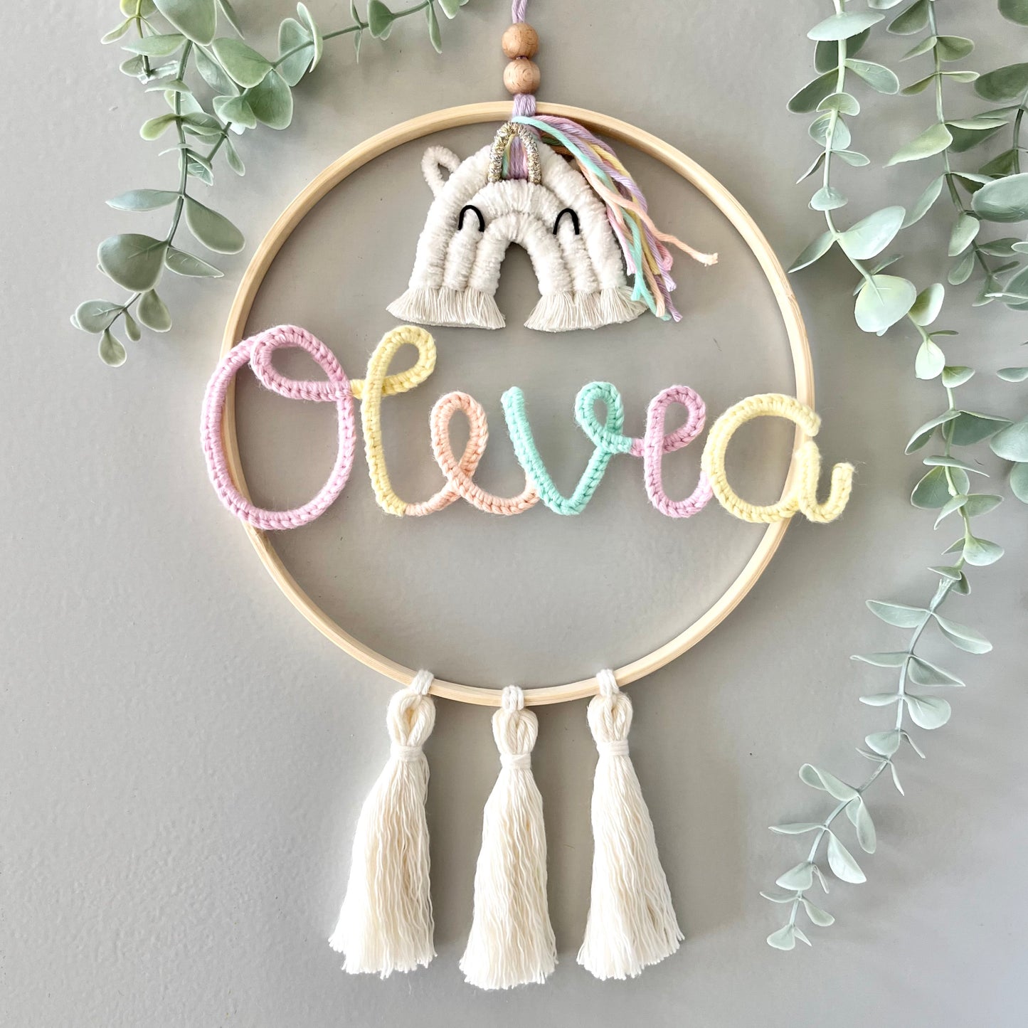 Dreamcatcher with name - 6 letters